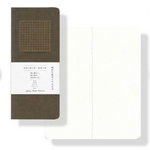 Brown Ro-Biki Notebook - Reticle Square Pattern