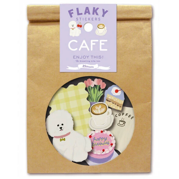 Cafe Sticker Flake Set