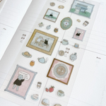 Cafe Washi Sticker Sheet