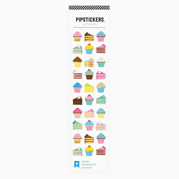 Cake Slices Sticker Sheet