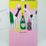 2025 Desk Calendar: Cocktails