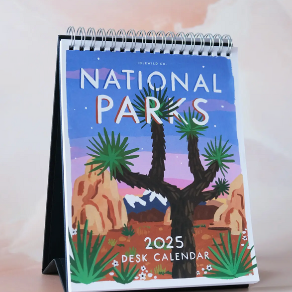 2025 Desk Calendar: National Parks