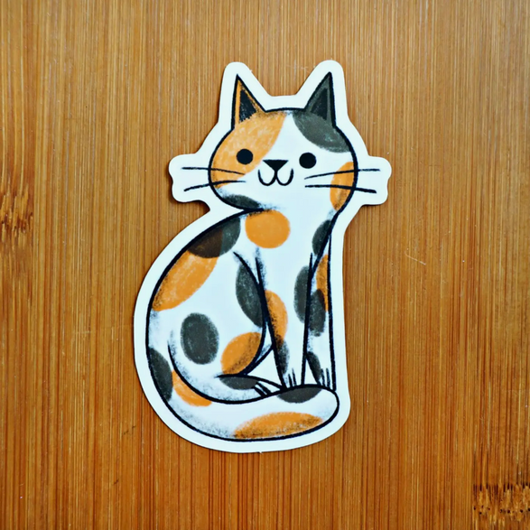 Calico Cat Sticker
