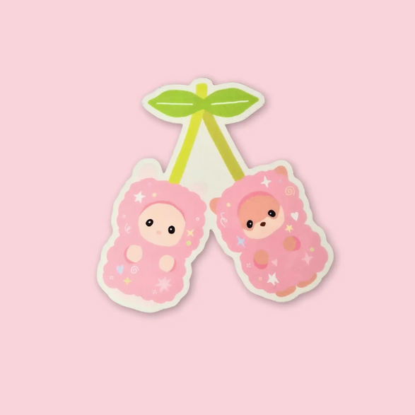 Calico Cherry Sticker