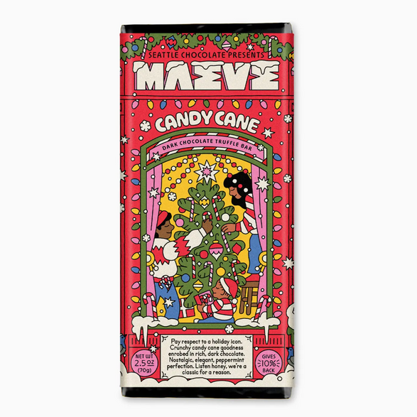 Candy Cane Crunch Truffle Bar