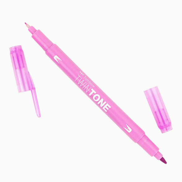 Twin Tone Dual Tip Marker Pen - 28 color options