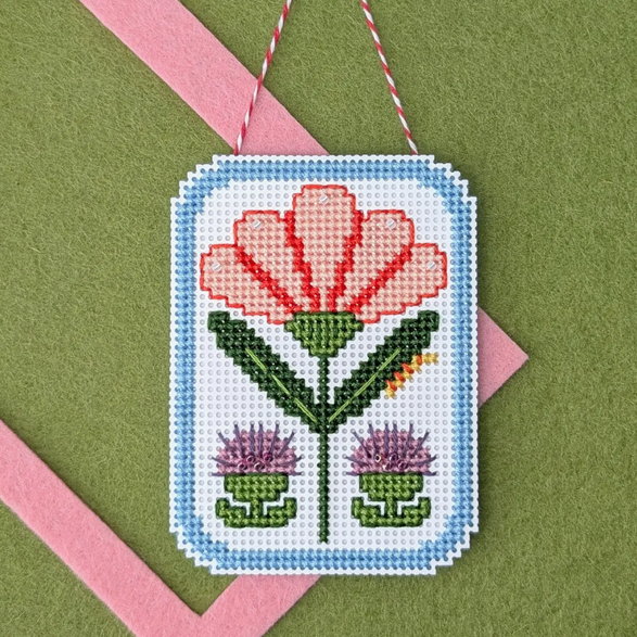 Cross Stitch Kit: Carnation