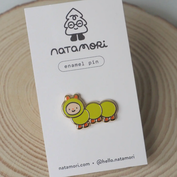 Caterpillar Enamel Pin