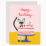 Happy Birthday Siamese Cat