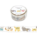 Cat Hokkori Washi Tape (18mm)