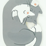 Cat Inside Letterset