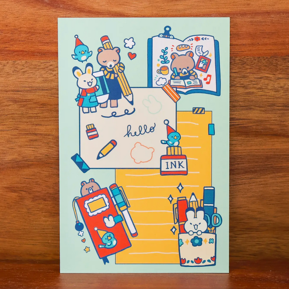 Journal Friends Postcard