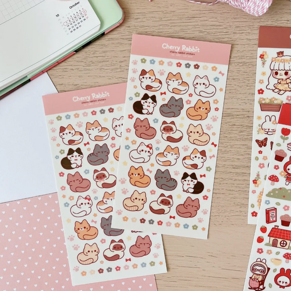 Cat Loaf Sticker Sheet