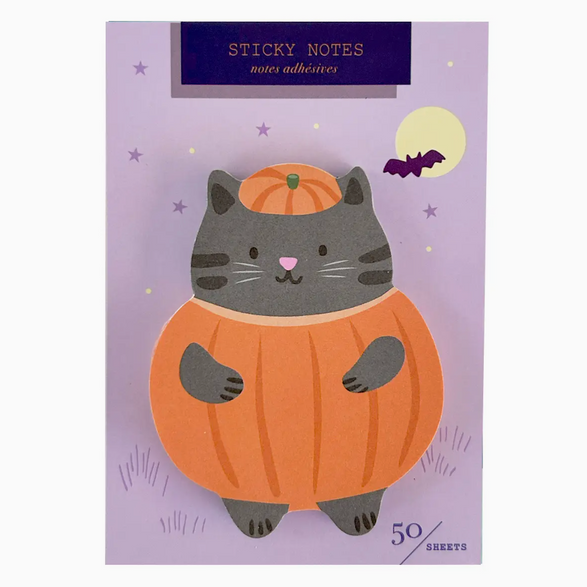 Pumpkin Cat Sticky Notes