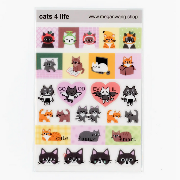 Cats For Life Sticker Sheet – The Paper + Craft Pantry