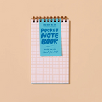 Lined Pocket Notebook: Checkered