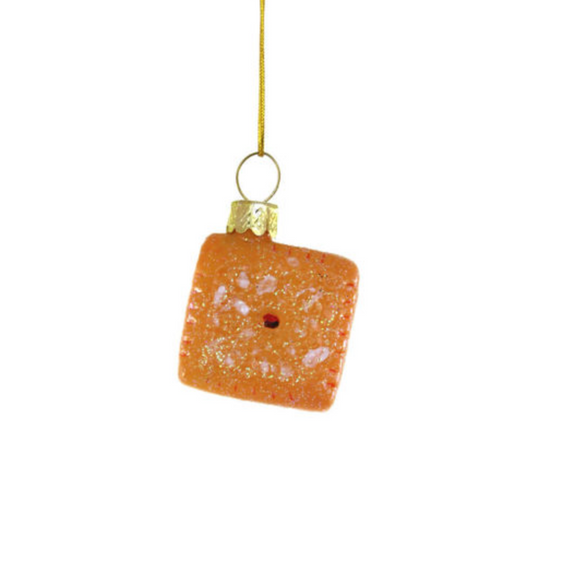 Cheese-It Cracker Ornament