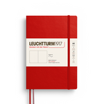 Leuchtturm Blank Notebook: Cherry Red (Softcover) - A5