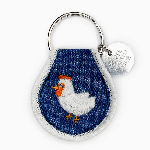 Chicken Patch Keychain