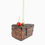 Chocolate Cherry Cake Ornament