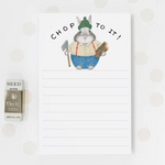Chop To It Notepad