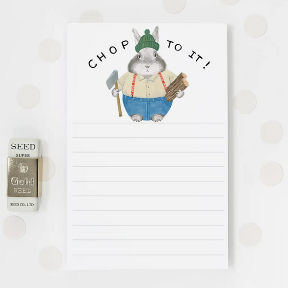 Chop To It Notepad