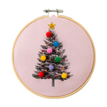 Cross Stitch Kit: Christmas Tree (Pink)