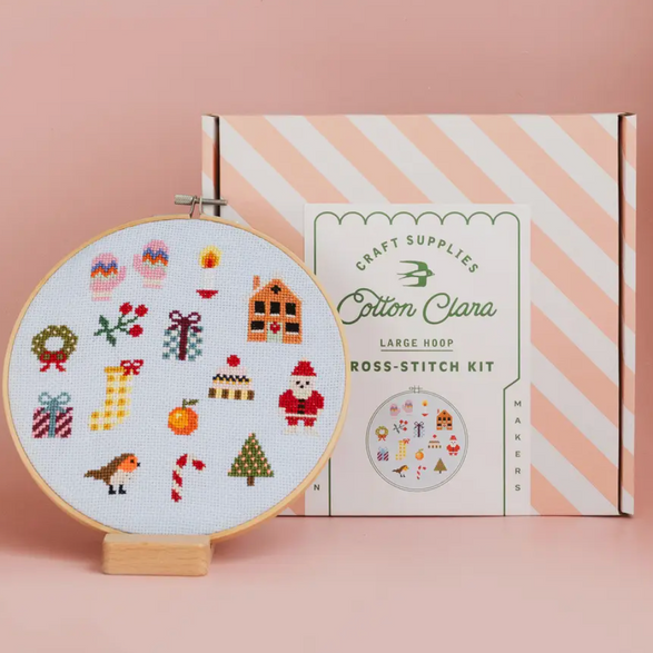 Cross Stitch Kit: Christmas Icons