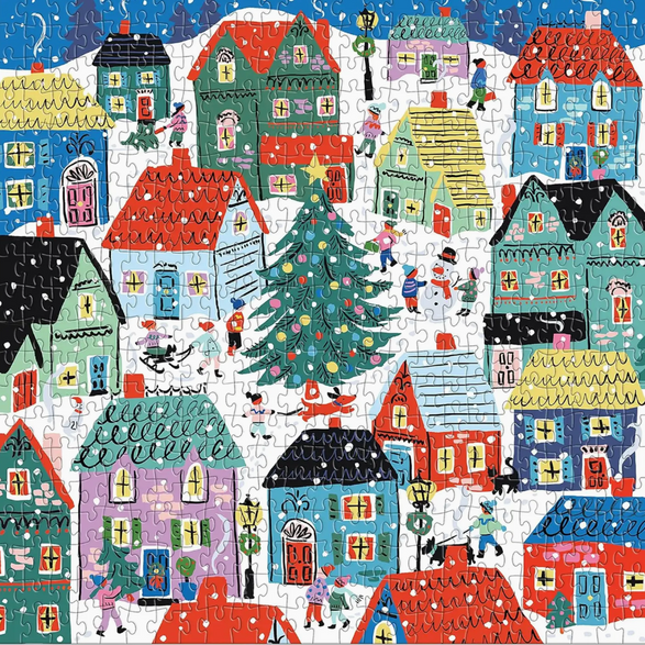Christmas in the Village Puzzle (500 pieces)