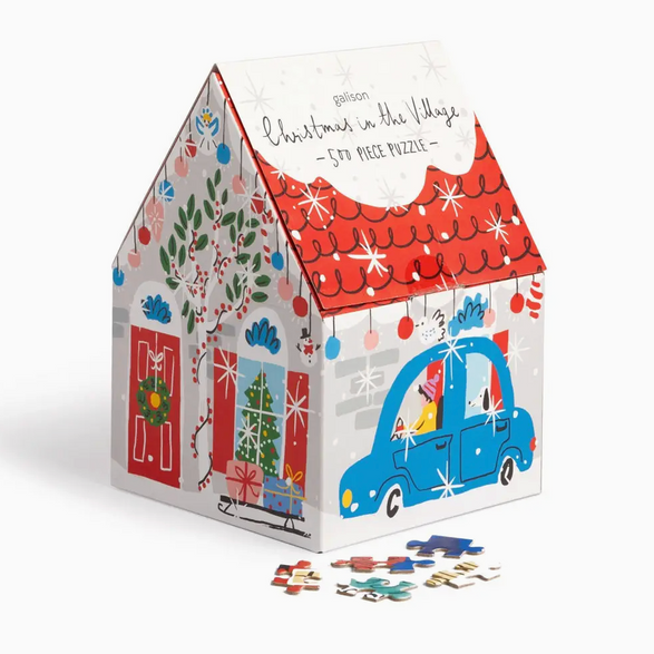 Christmas in the Village Puzzle (500 pieces)