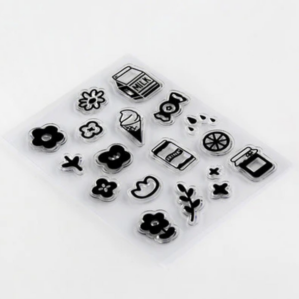 Clear Stamp Set - Flower Drinks