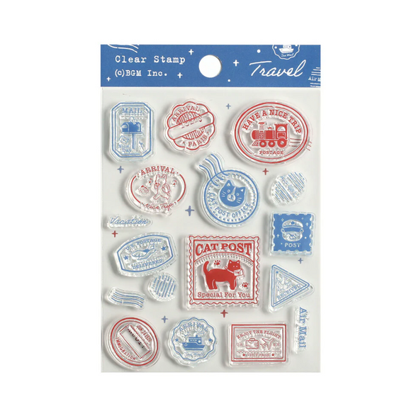 Clear Stamp Set - Travel