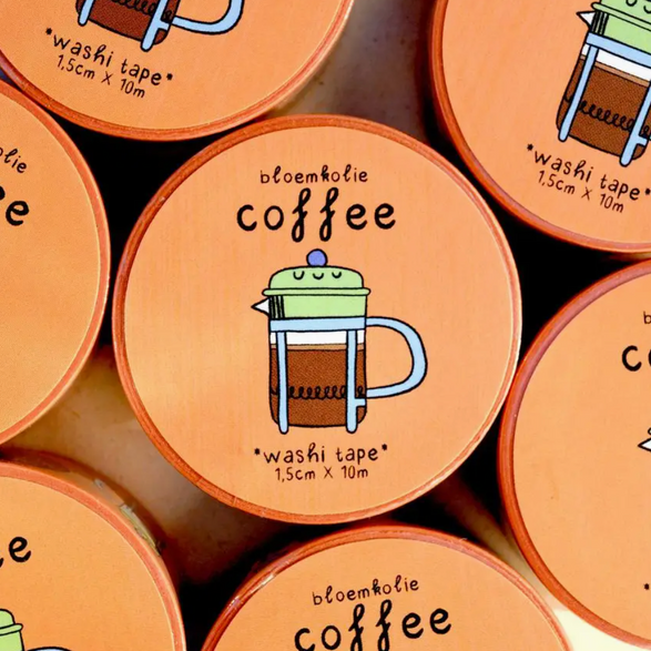 Coffee Washi Tape (15mm)