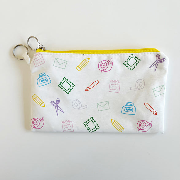 Pen + Pencil Pouch: Colorful Doodles