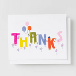 Colorful Thanks Letters