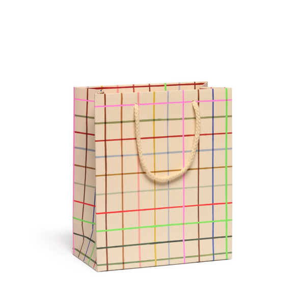 Color Grid Gift Bag