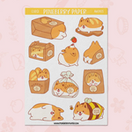 Corgi Bakery Sticker Sheet