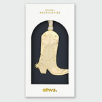 Gold Boot Ornament