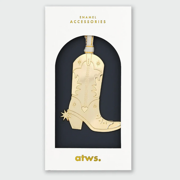 Gold Boot Ornament