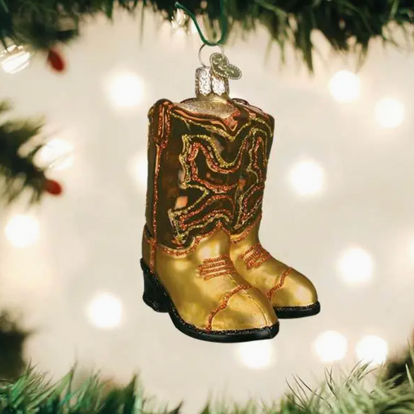 Cowboy Boots Ornament