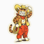 Cowboy Kitty Sticker