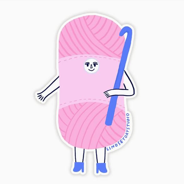 Crochet Friend Sticker