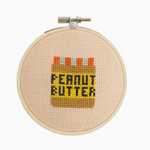 Cross Stitch Kit: Peanut Butter