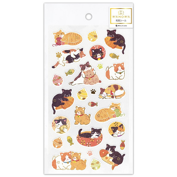 Cute Cats Sticker Sheet