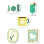 Cute Green Sticker Pack