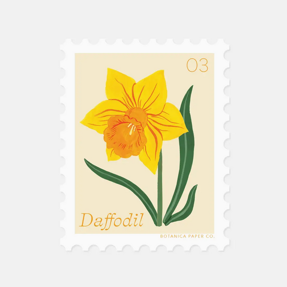 Daffodil Stamp Sticker