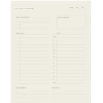 Daily Overview Minimal Notepad