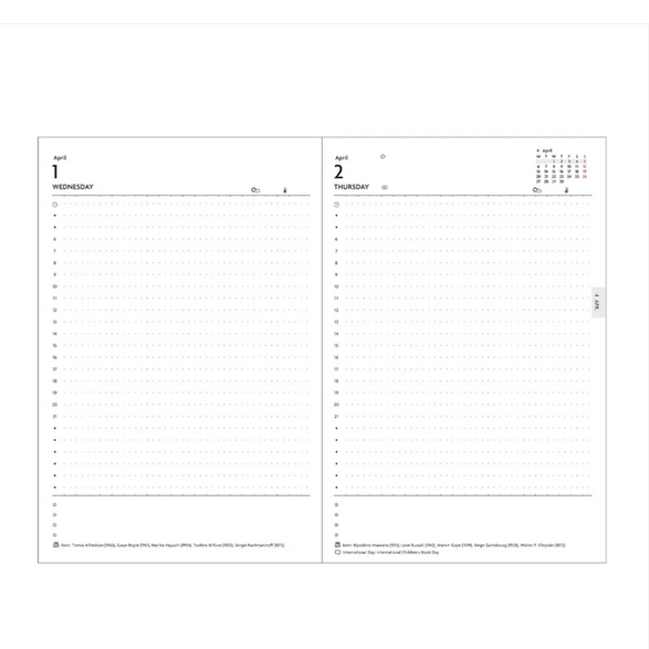 2026 EDiT Daily Planner - Blue