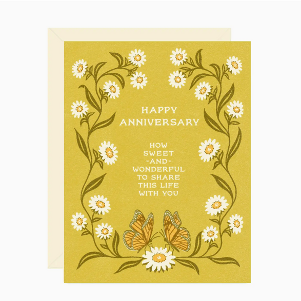 Daisies and Butterflies Anniversary