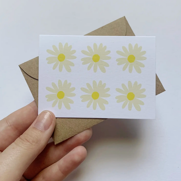 Yellow Daisy Mini Card